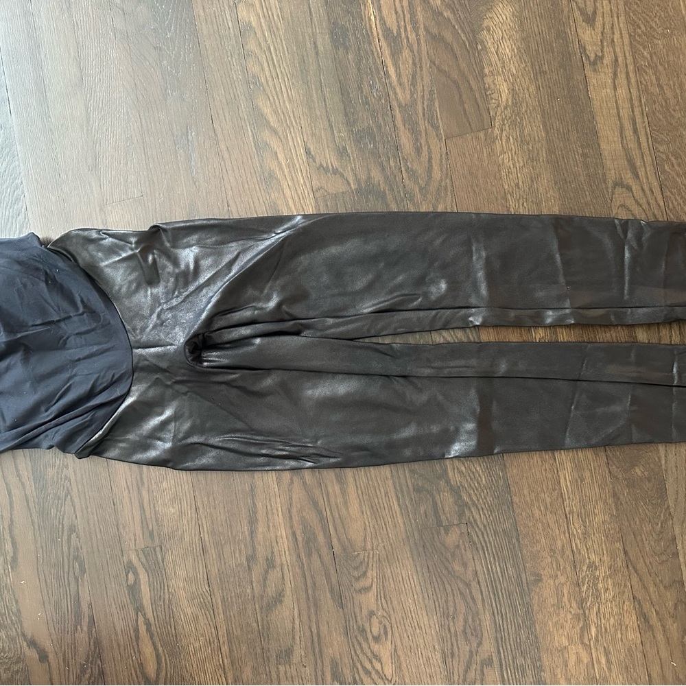 spanx shiny maternity leggings - Picture 2 of 2